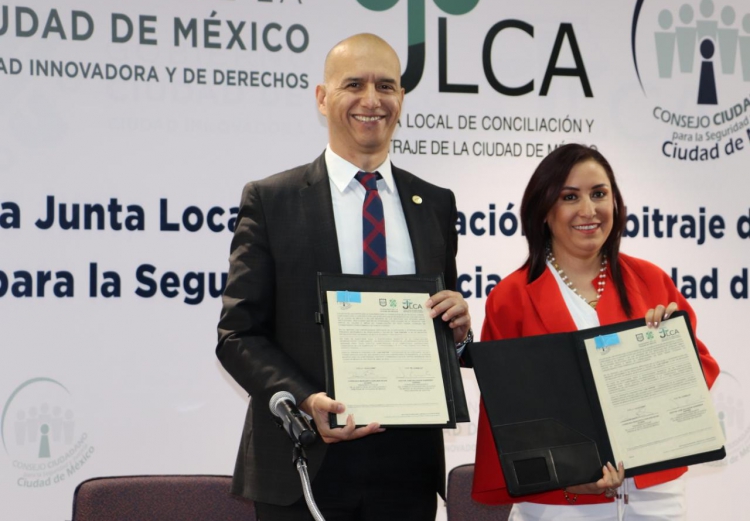 RENUEVAN CONVENIO DE COLABORACIÓN LA JLCA Y EL CONSEJO CIUDADANO PARA LA SEGURIDAD Y JUSTICIA