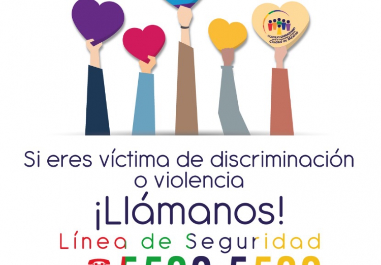 INVITAMOS A LA POBLACIÓN LGBT+ A DENUNCIAR DISCRIMINACIÓN O VIOLENCIA