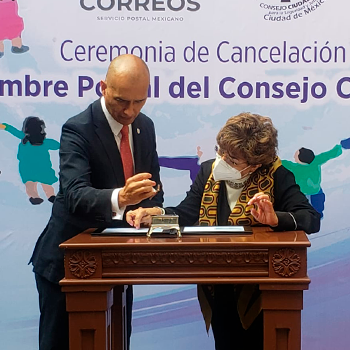 CEREMONIA DE CANCELACIÓN DEL TIMBRE POSTAL DEL CONSEJO CIUDADANO